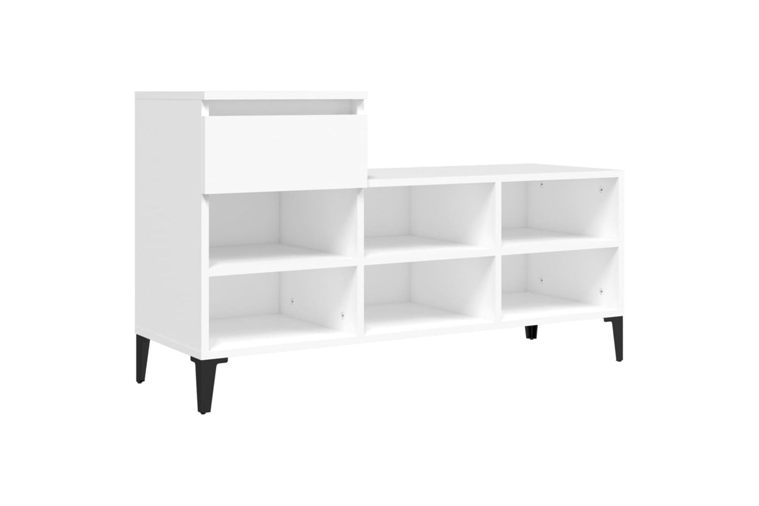 vidaXL 821212 Shoe Cabinet White 102x36x60cm Engineered Wood