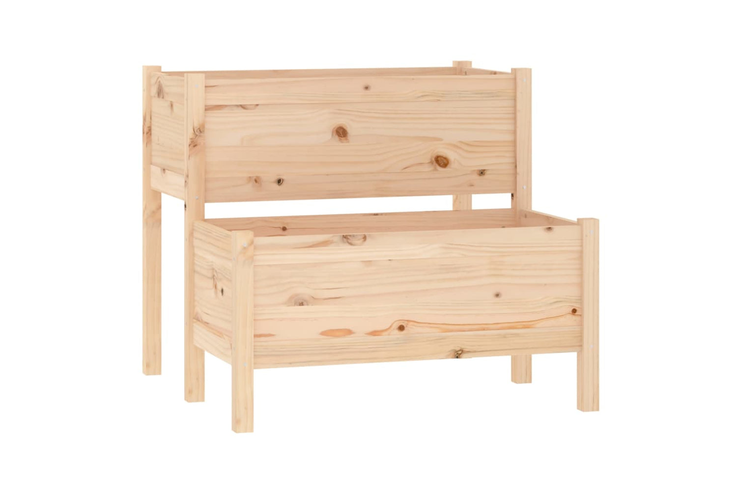 vidaXL 822257 Planter 84.5x84x75cm Solid Wood Pine