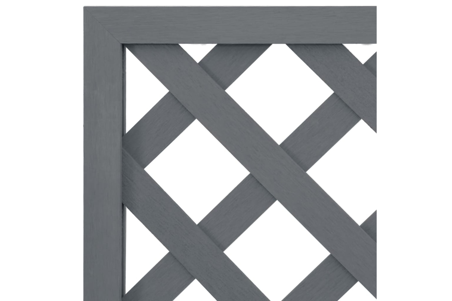 vidaXL 3154899 Trellis Planters 2 Pcs Grey 65x33x135cm Wpc-5