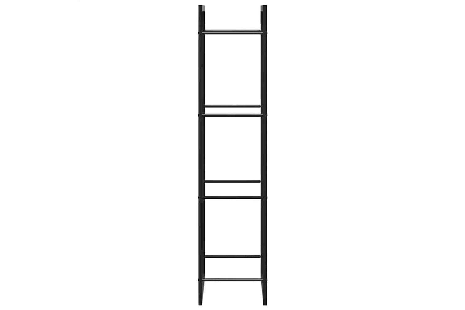 vidaXL 350306 Firewood Rack Matt Black 50x28x132cm Steel-5