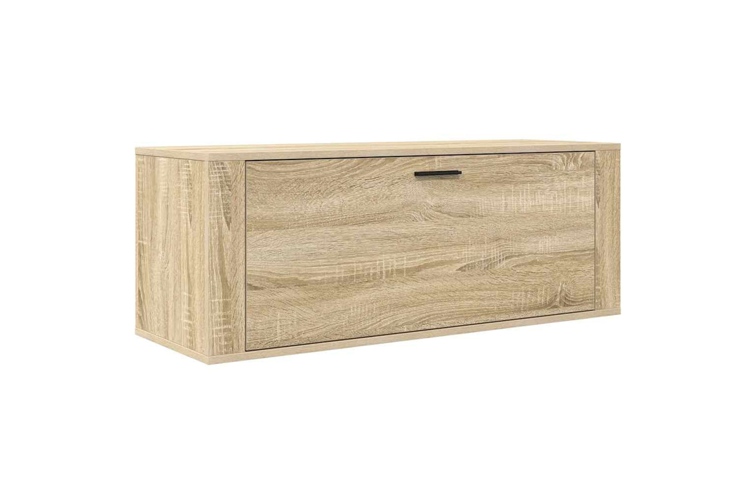 vidaXL 821023 Wall Shoe Cabinet Sonoma Oak 100x35x38cm Engineered Wood