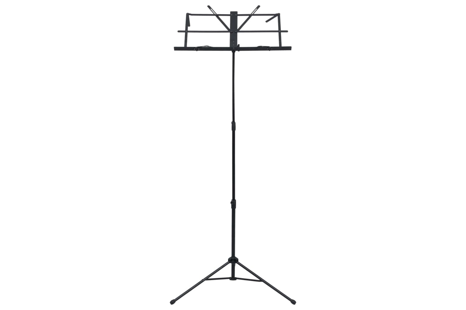vidaXL 70074 Music Book Stand Black Steel-3
