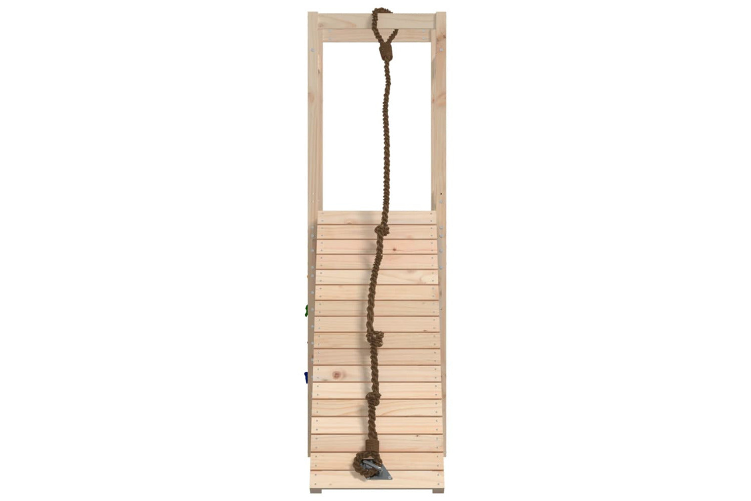 Vidaxl 3155915 Playhouse With Climbing Wall Solid Wood Pine-4