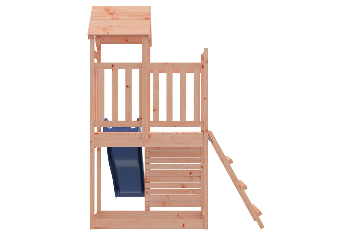 Vidaxl 3155889 Playhouse With Slide Rockwall Solid Wood Douglas-7