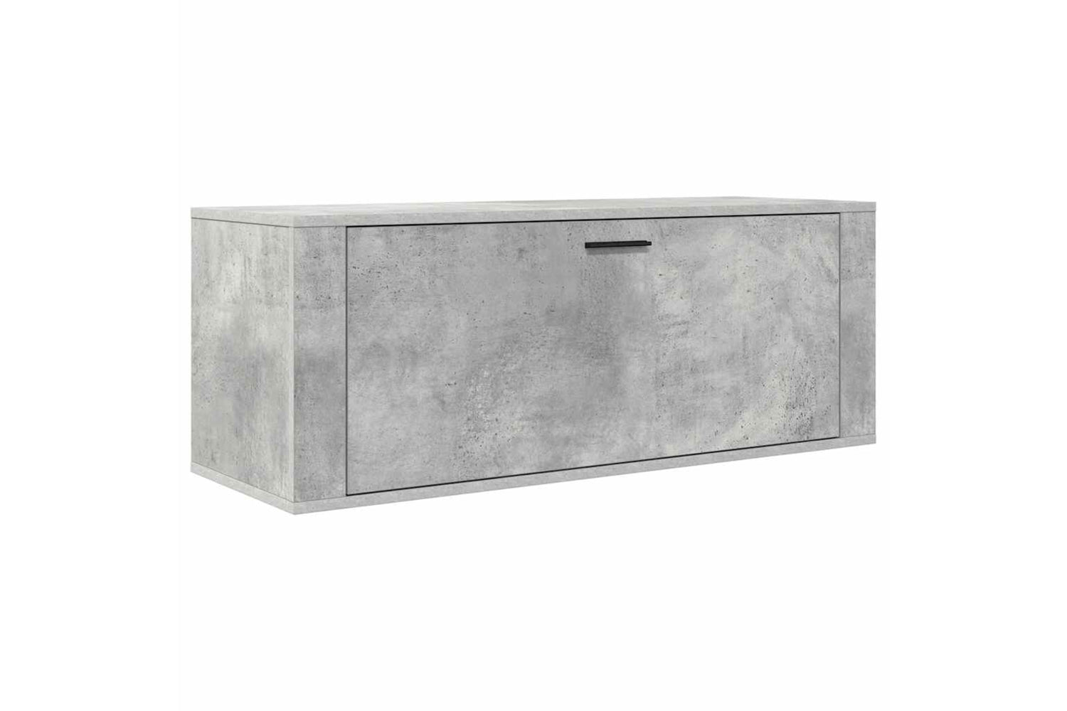 vidaXL 821024 Wall Shoe Cabinet Concrete Grey 100x35x38cm Engineered Wood