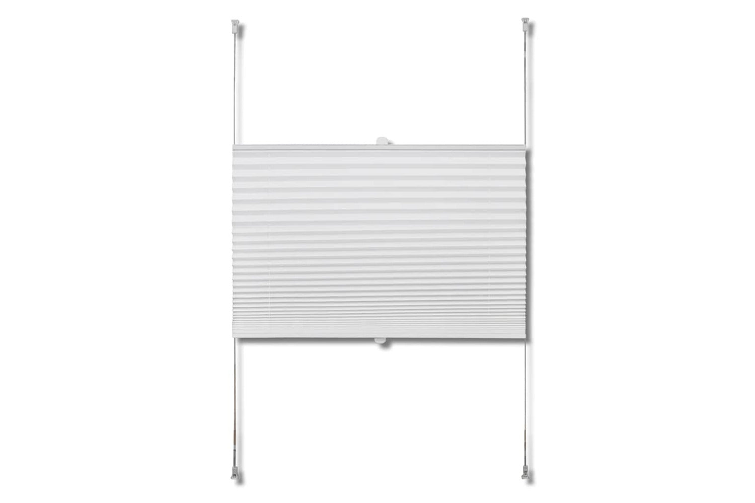 Vidaxl Plisse Blind 100x200cm White Pleated Blind-3