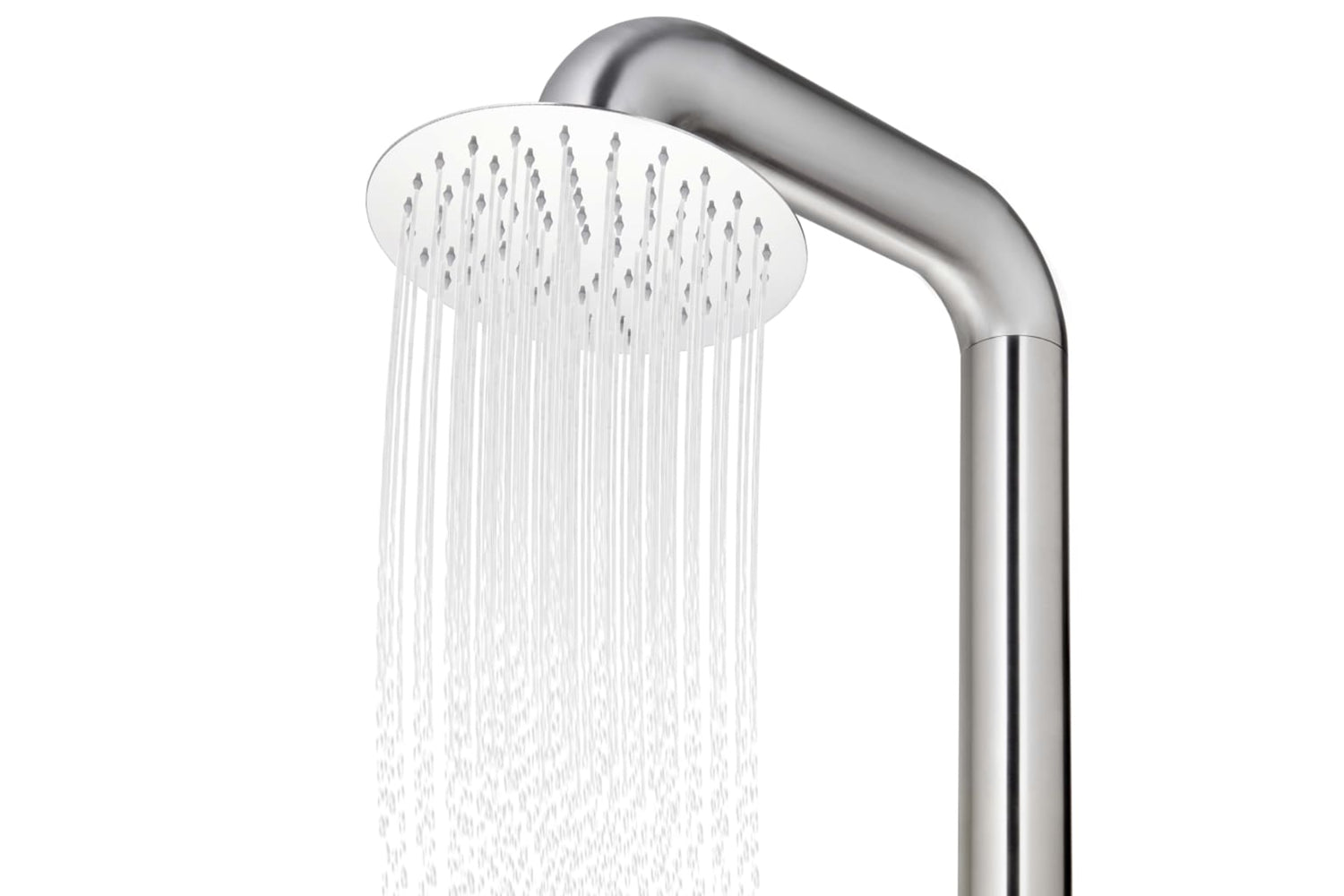 vidaXL 315941 Garden Shower 225cm Stainless Steel-7
