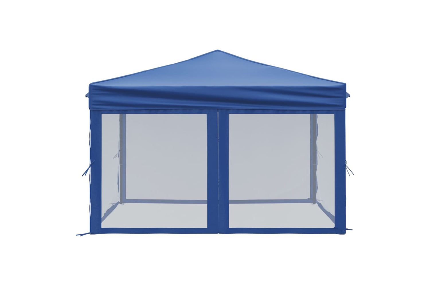Vidaxl 93528 Folding Party Tent With Sidewalls Blue 3x3 M-3