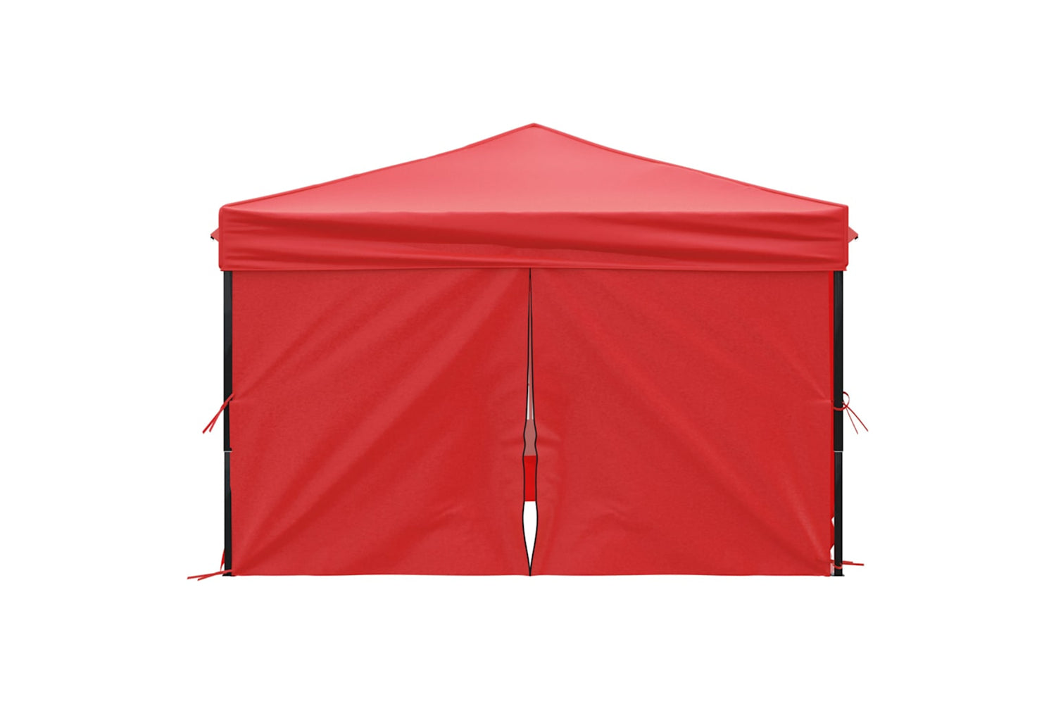 Vidaxl 93527 Folding Party Tent With Sidewalls Red 3x3 M-3