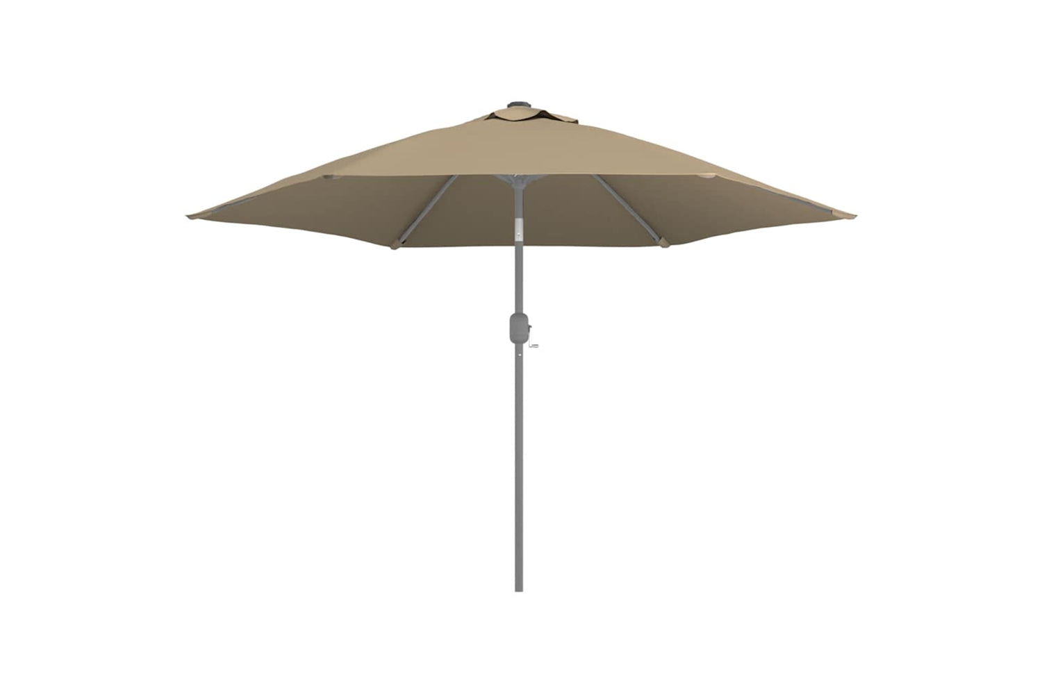 vidaXL 313797 Replacement Fabric For Outdoor Parasol Taupe 300cm-3