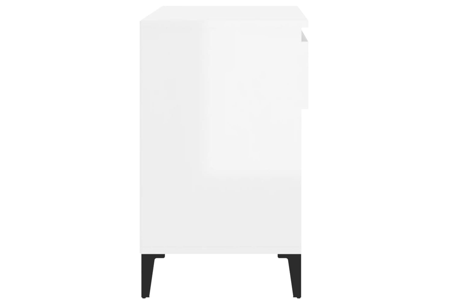 vidaXL 819766 Shoe Cabinet High Gloss White 70x36x60cm Engineered Wood-7