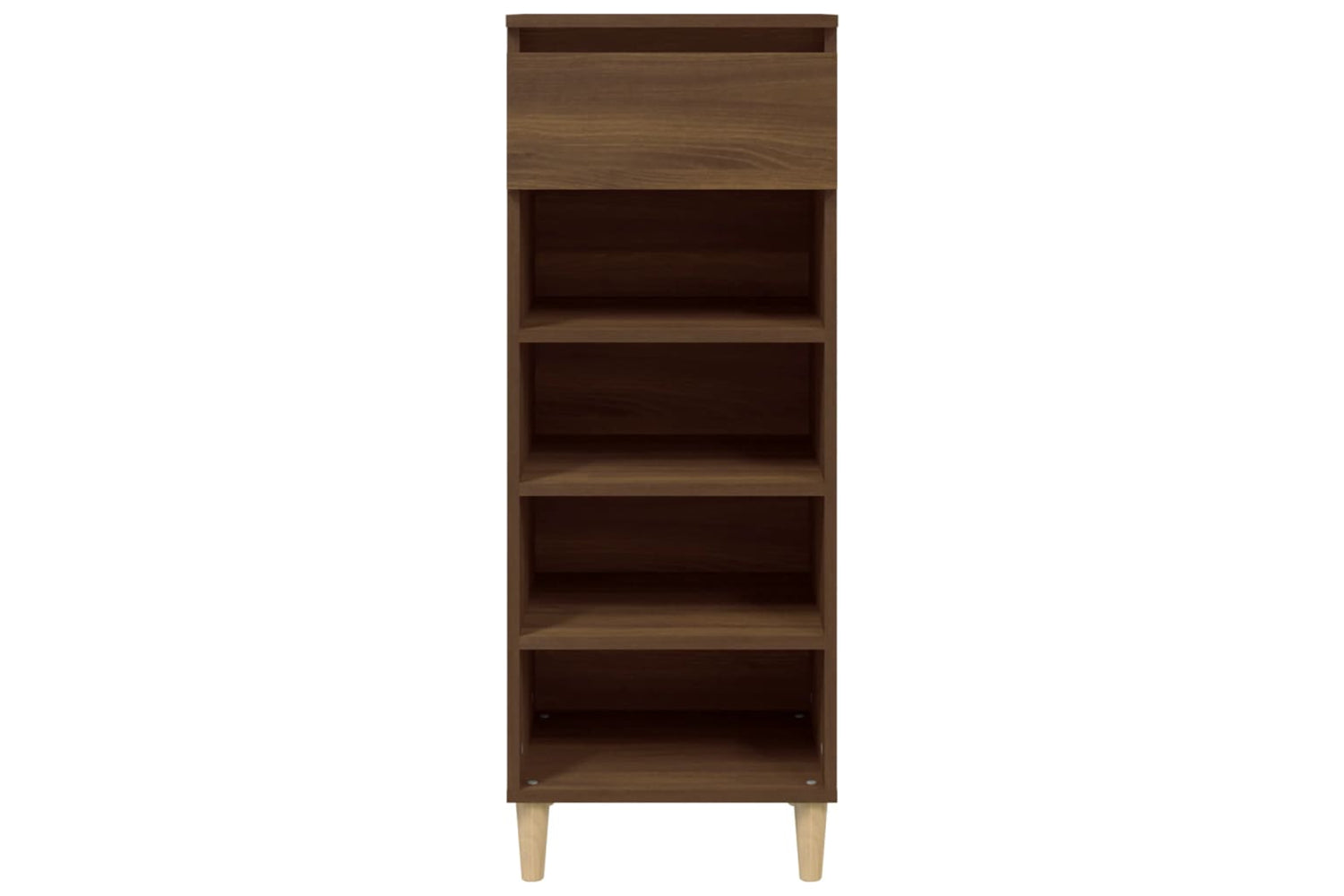 vidaXL 819779 Shoe Cabinet Brown Oak 40x36x105cm Engineered Wood-2