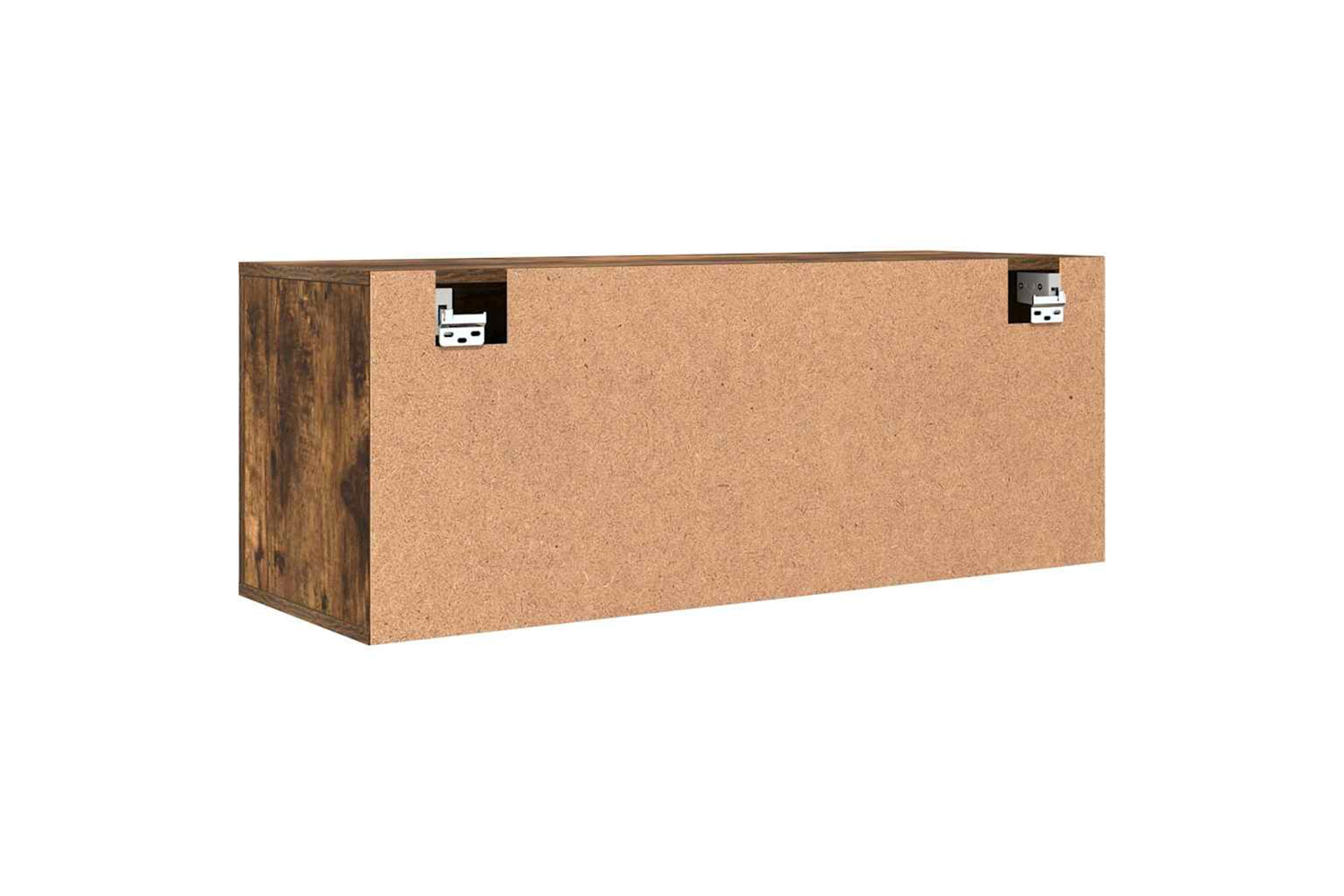 vidaXL 821025 Wall Shoe Cabinet Smoked Oak 100x35x38cm Engineered Wood-7