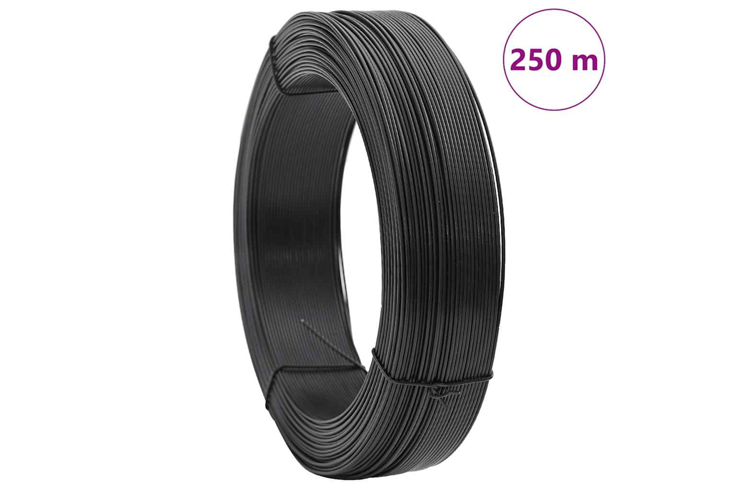 Vidaxl 144477 Fence Binding Wire 250 M 1.4/2 Mm Steel Anthracite-6