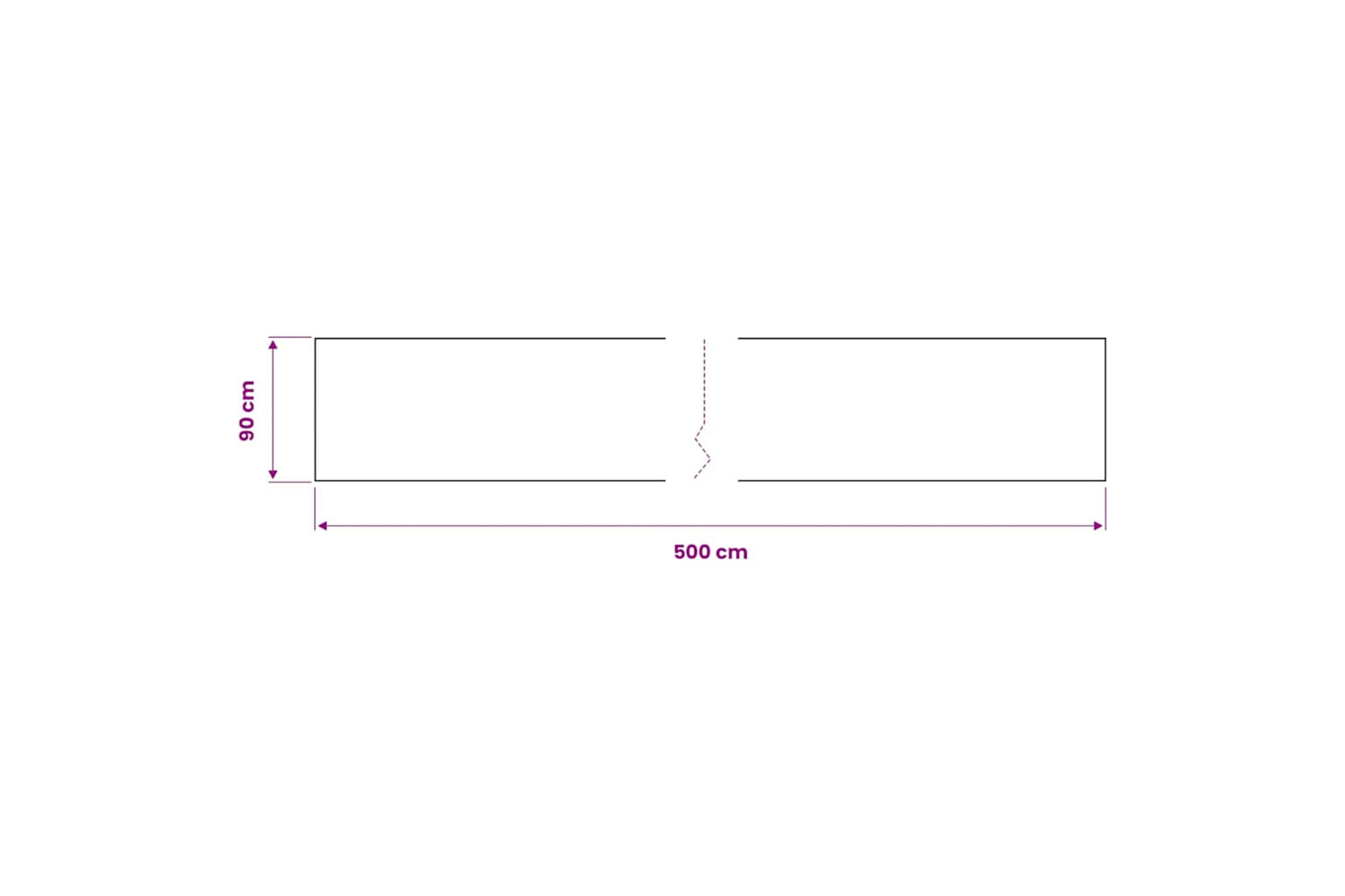 vidaXL 146122 Self-adhesive Furniture Film White 500x90cm Pvc-4