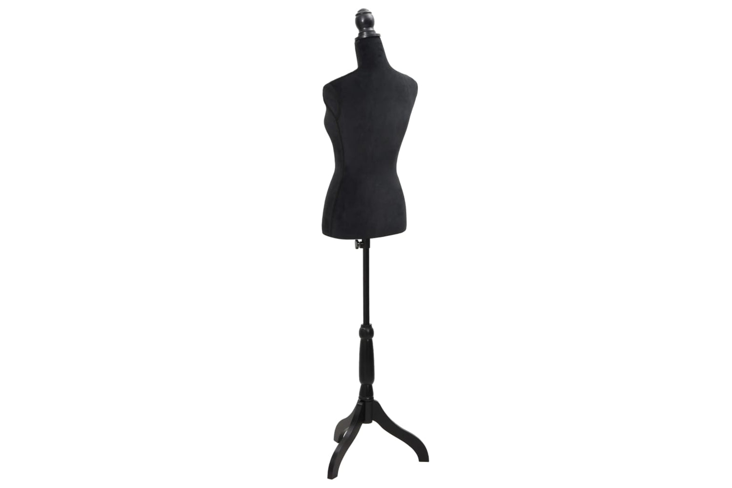 Vidaxl 30028 Ladies Bust Display Black Female Mannequin Female Dress Form-4