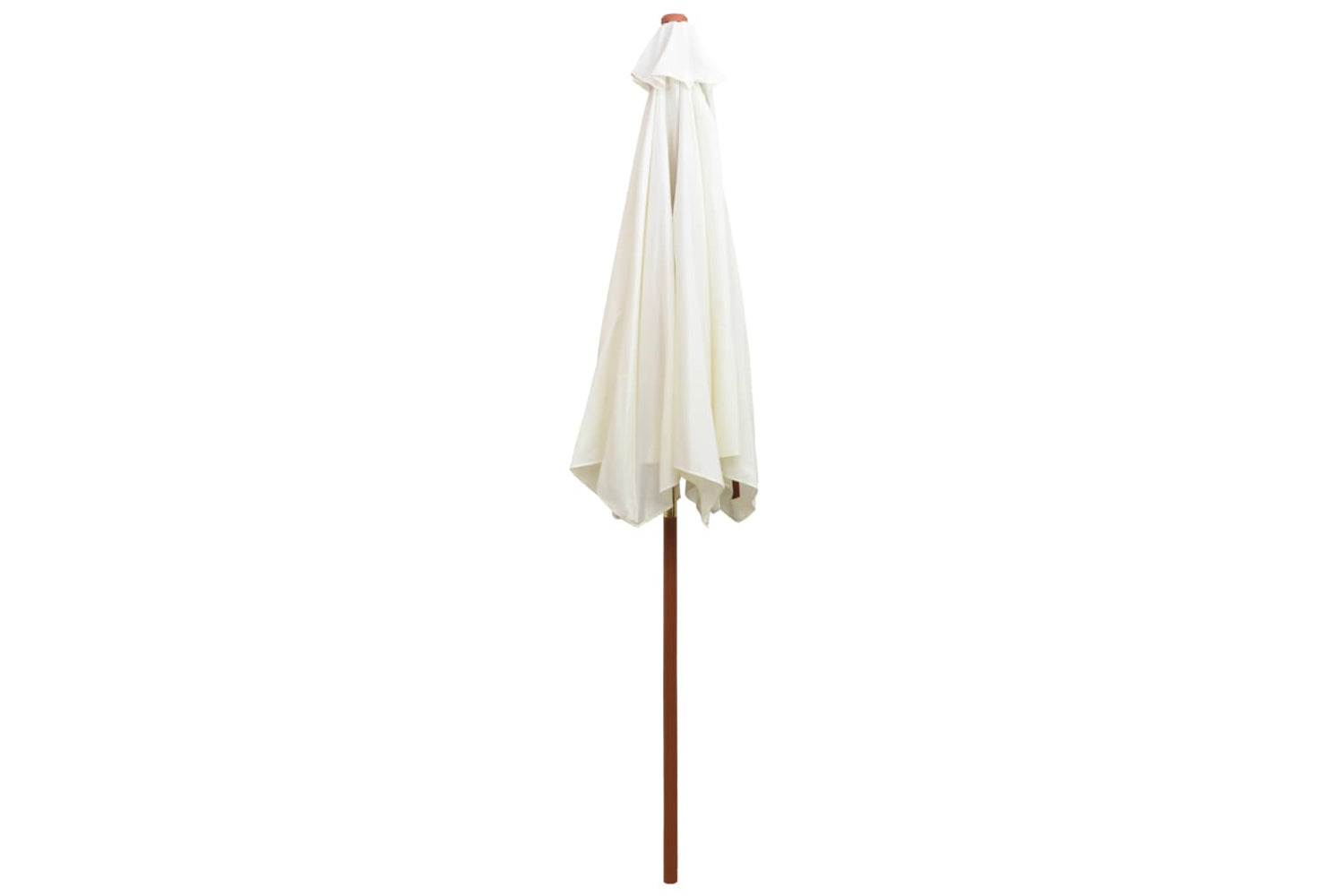 vidaXL 42962 Parasol 270x270cm Wooden Pole Cream White-4