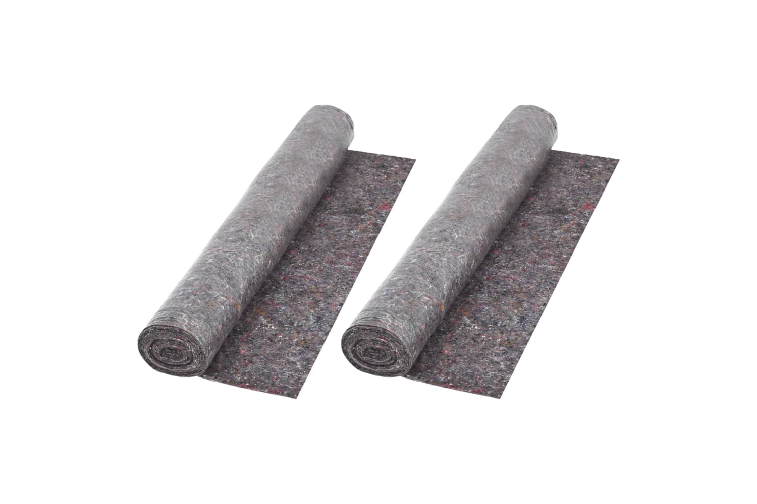 Vidaxl 142696 Non-slip Painter Fleece 2 Pcs 50 M 180 G/mâ² Grey