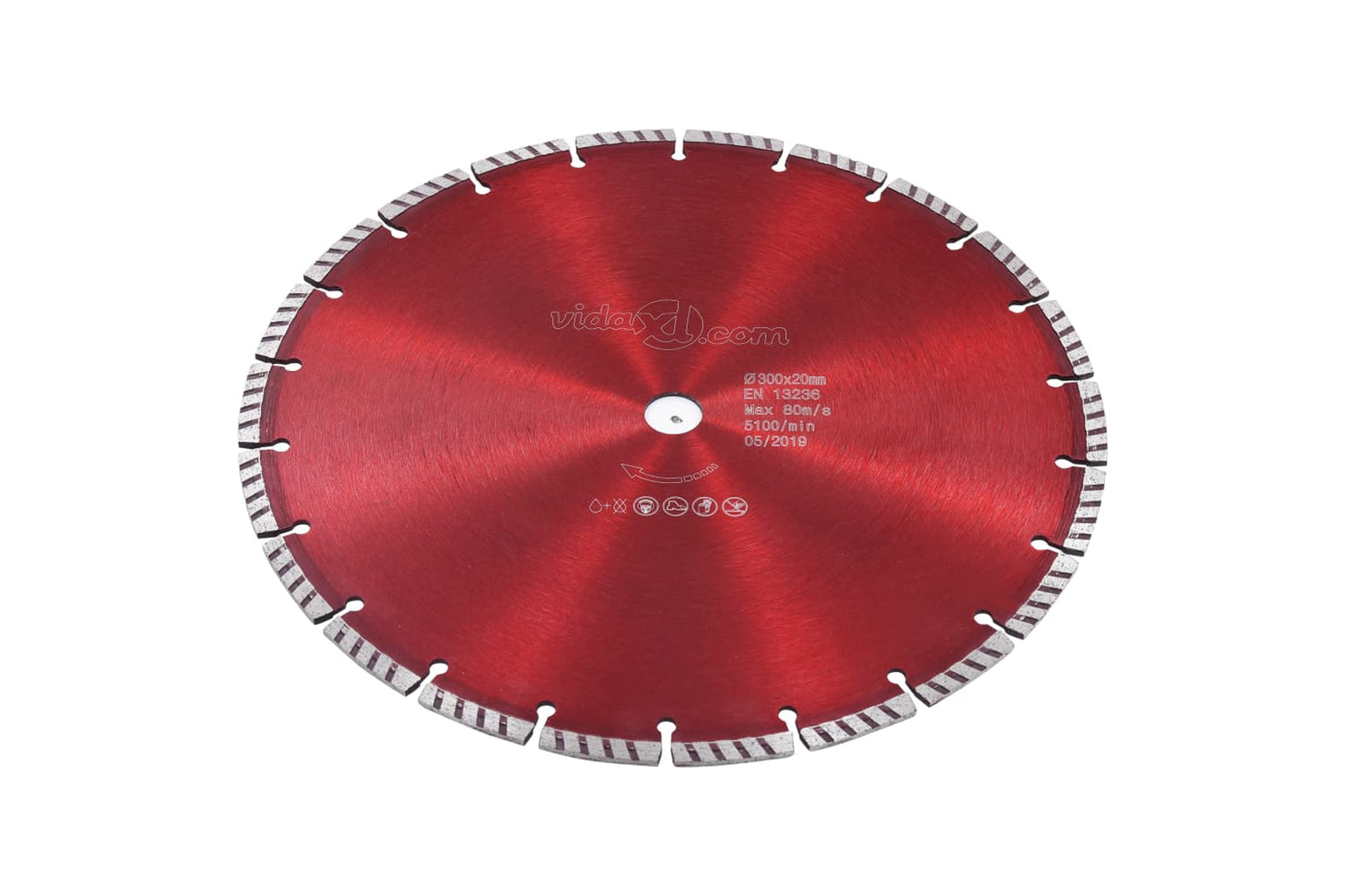 vidaXL 143223 Diamond Cutting Disc With Turbo Steel 300mm-2