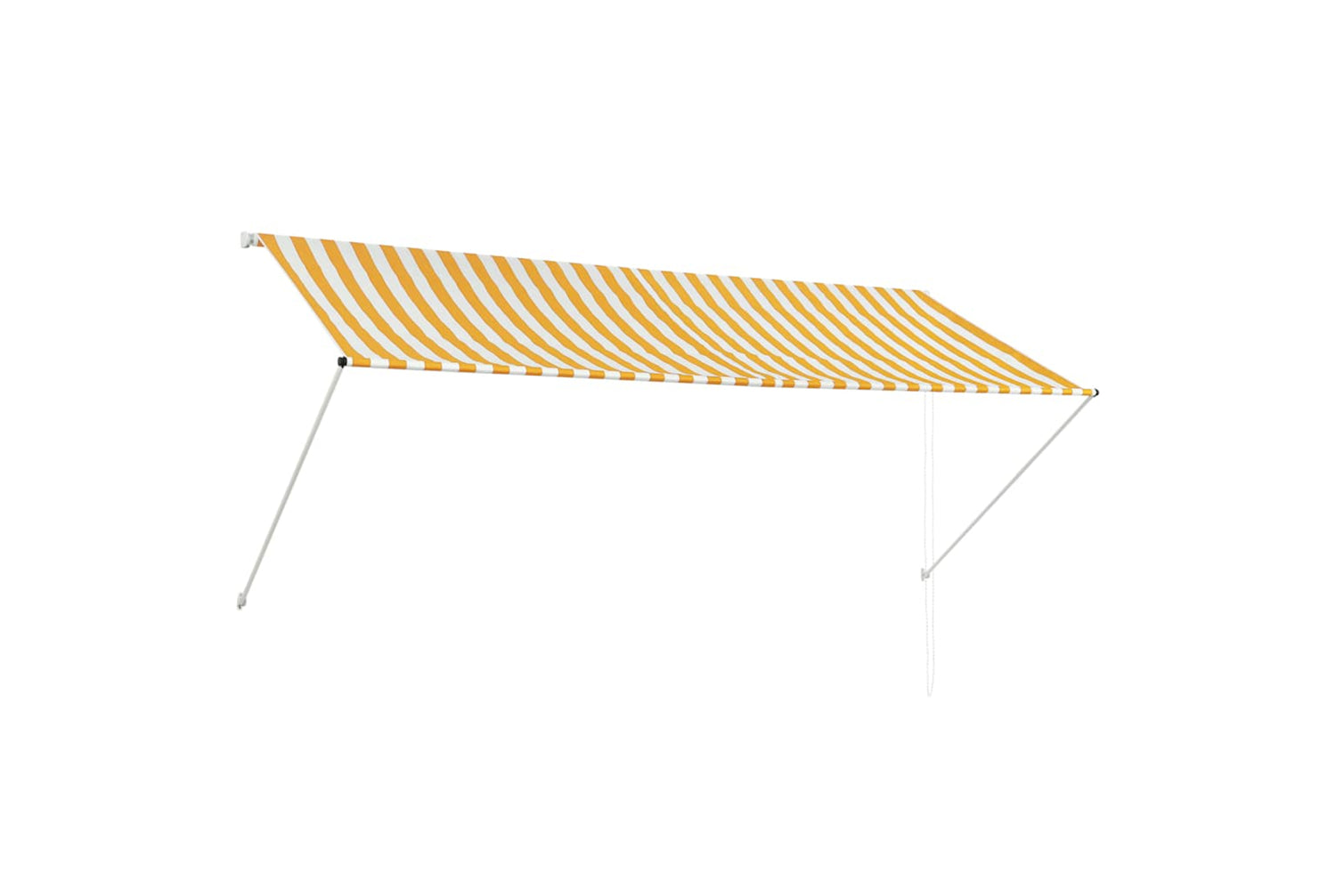 Vidaxl Retractable Awning 300x150 Cm Yellow And White