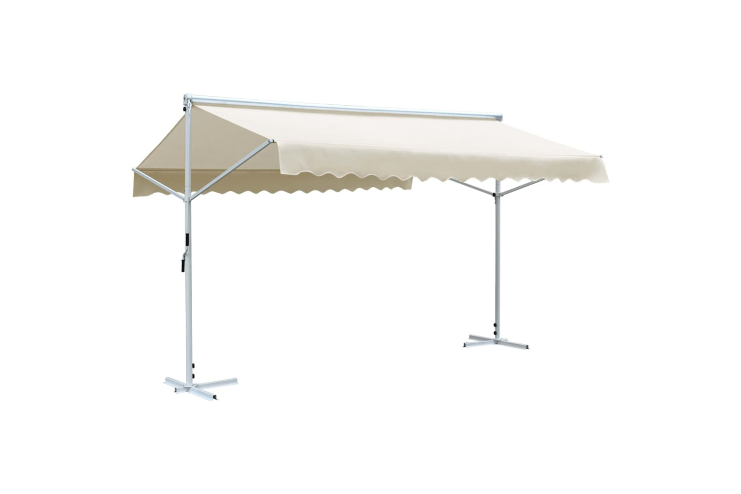 Vidaxl 143745 Free Standing Awning 4x3 M Cream