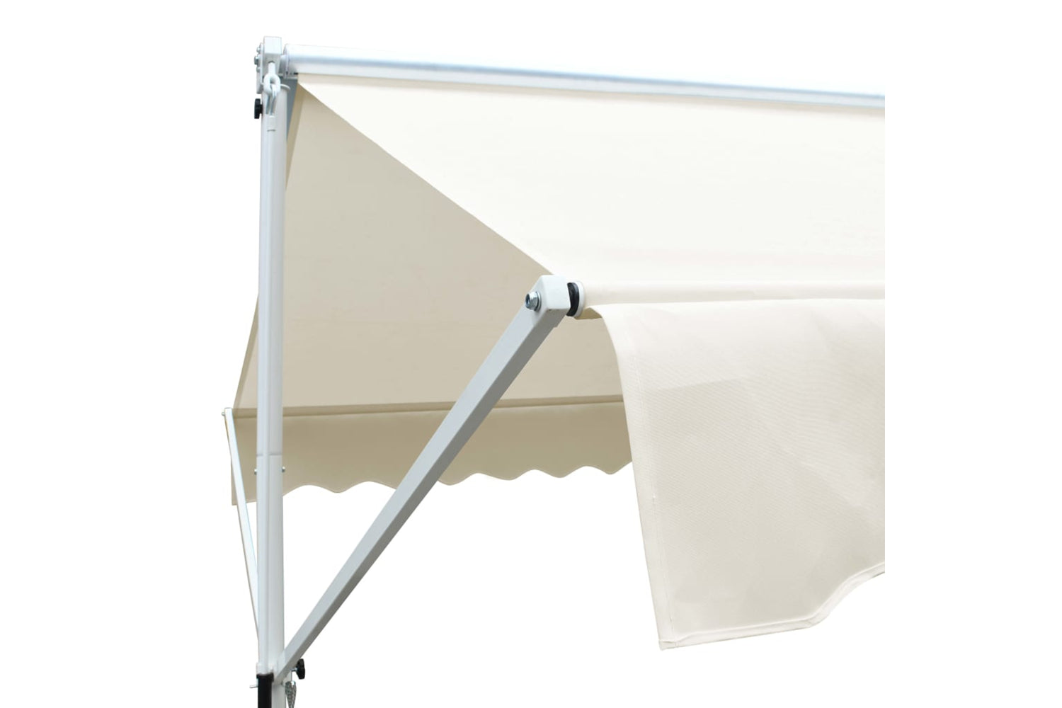 Vidaxl 143745 Free Standing Awning 4x3 M Cream-6