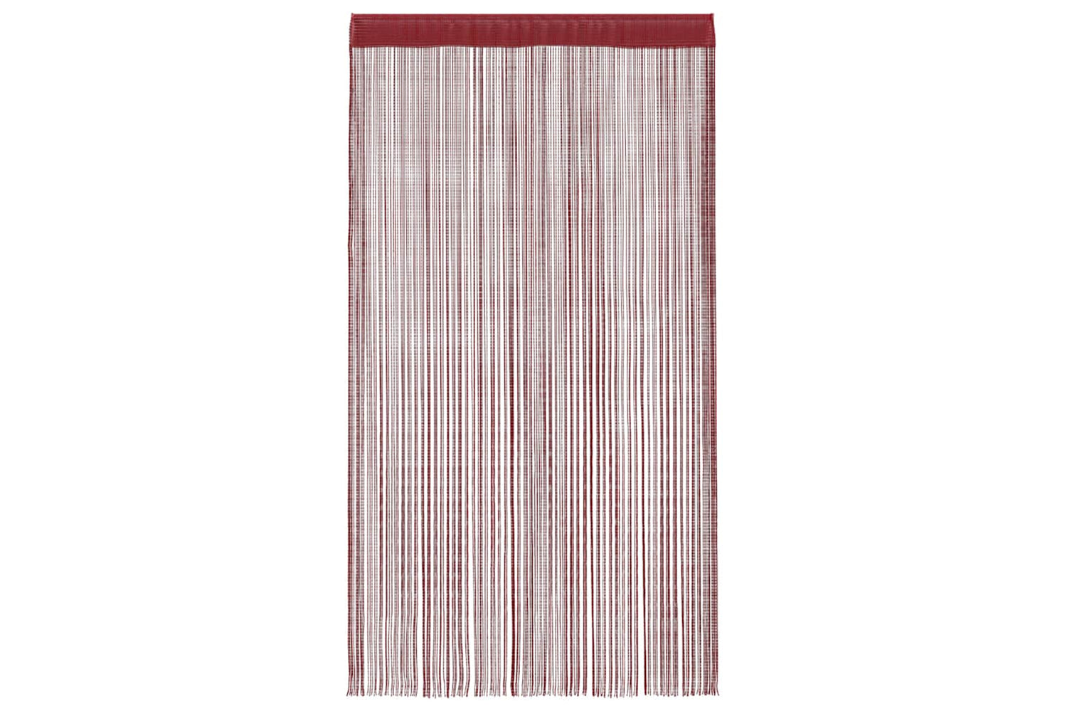 vidaXL 132408 String Curtains 2 Pcs 100x250cm Burgundy-4