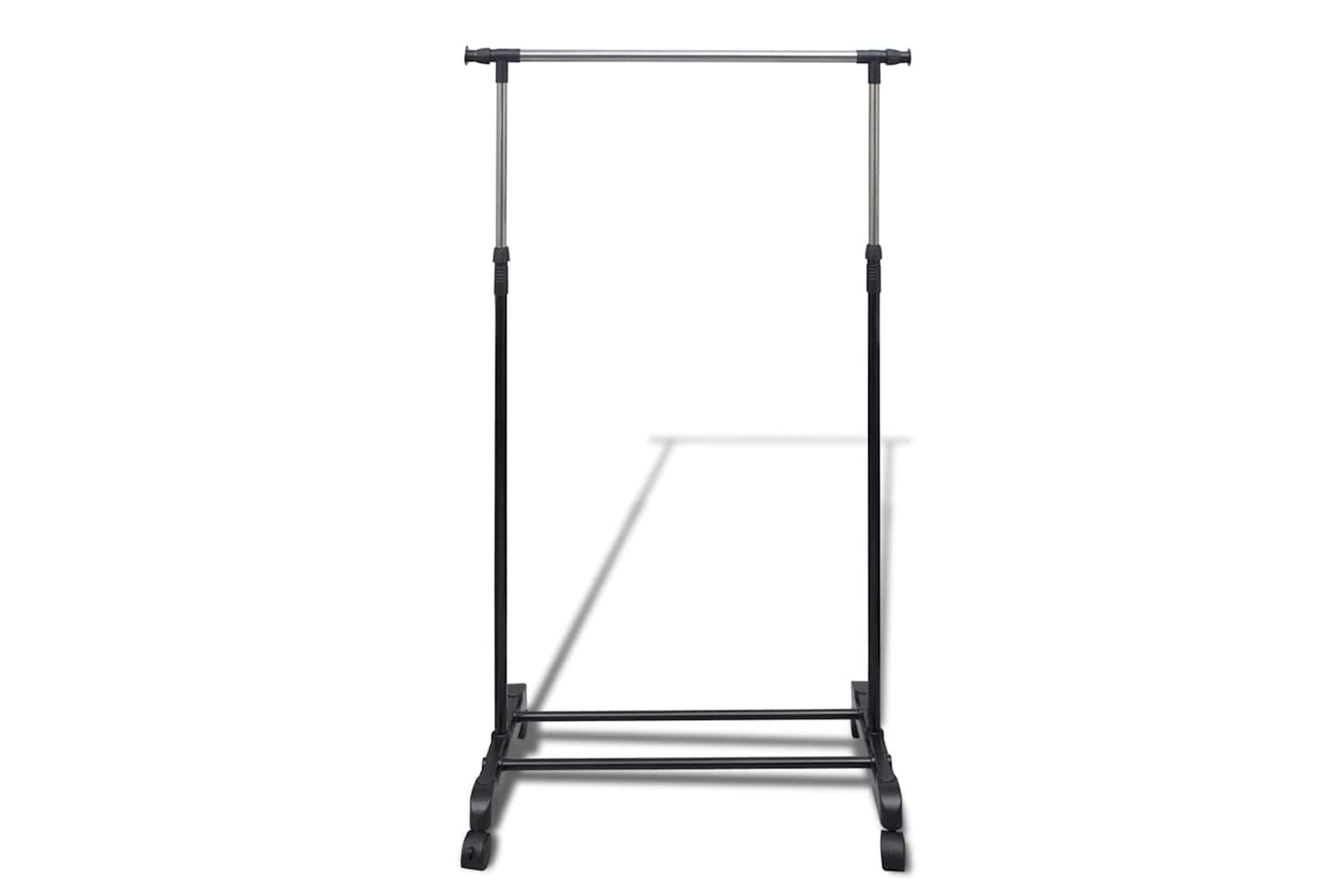 Vidaxl 50259 Adjustable Clothes Rack 4 Castors 1 Hanging Rail-2