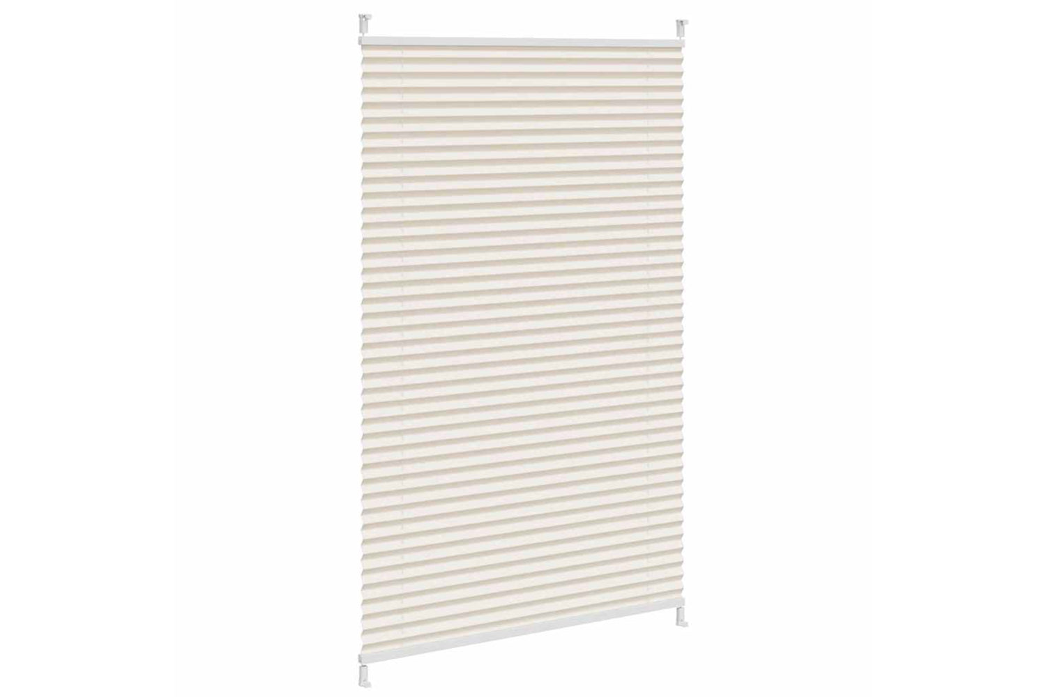Vidaxl Plisse Blind 90x125cm Creme-3