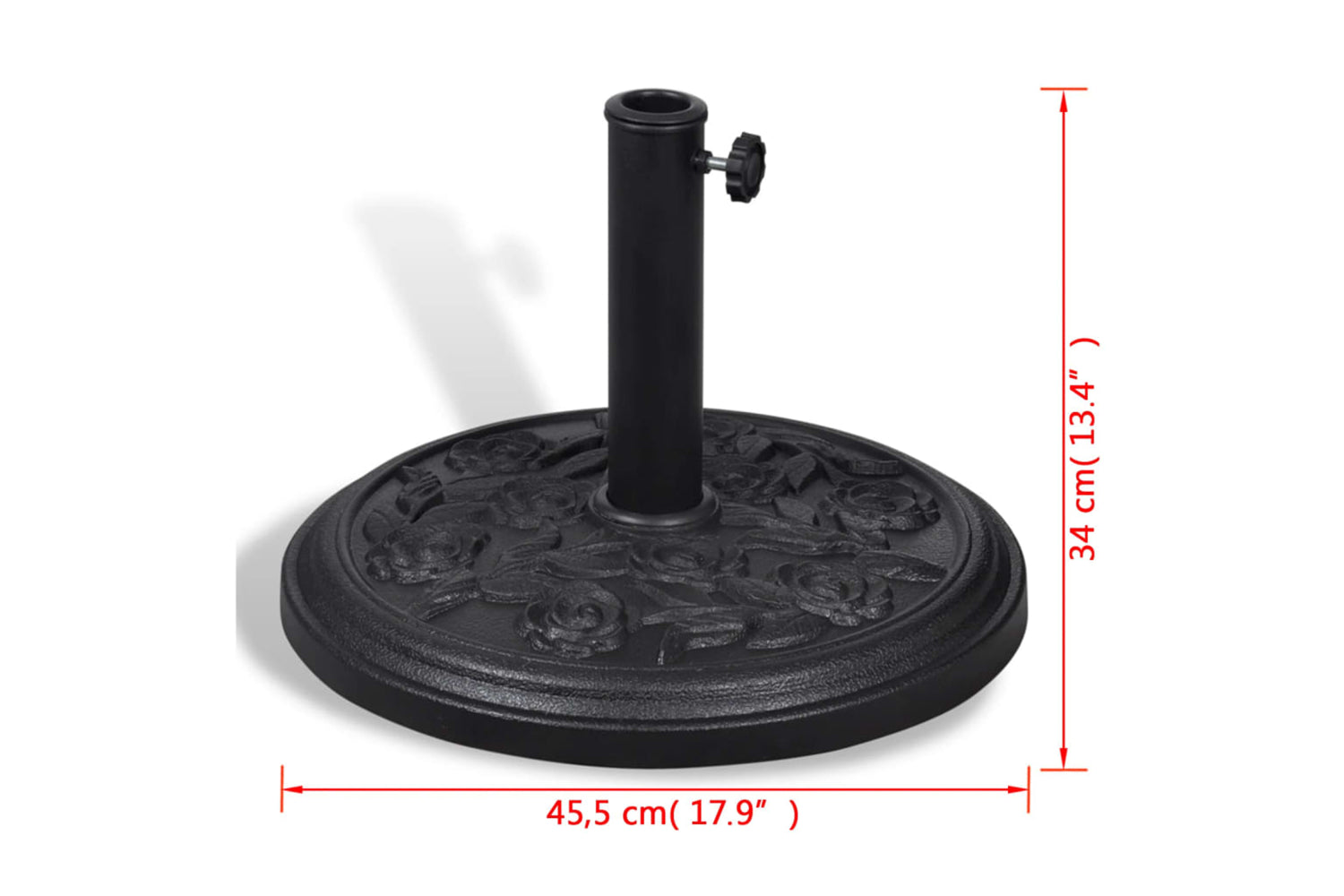 Vidaxl 40821 Resin Round Parasol Base-4