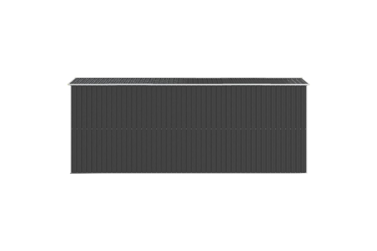 vidaXL 3147453 Garden Shed Anthracite 192x523x223cm Galvanised Steel-4