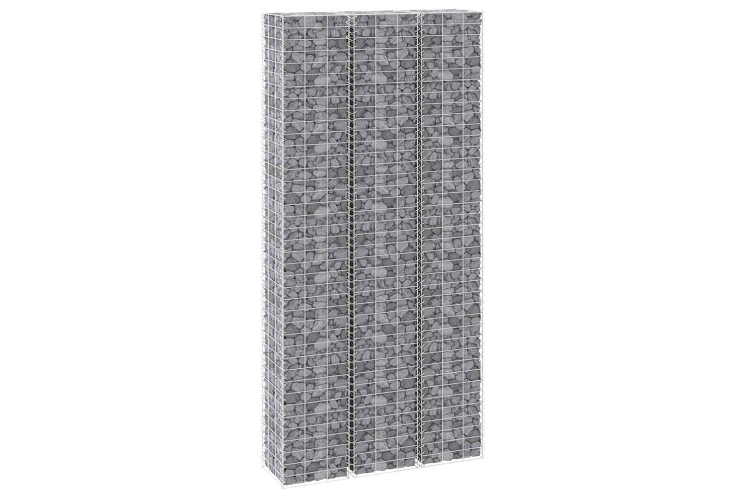 vidaXL 151250 Gabion Raised Beds 3 Pcs 30x30x150cm Iron-4