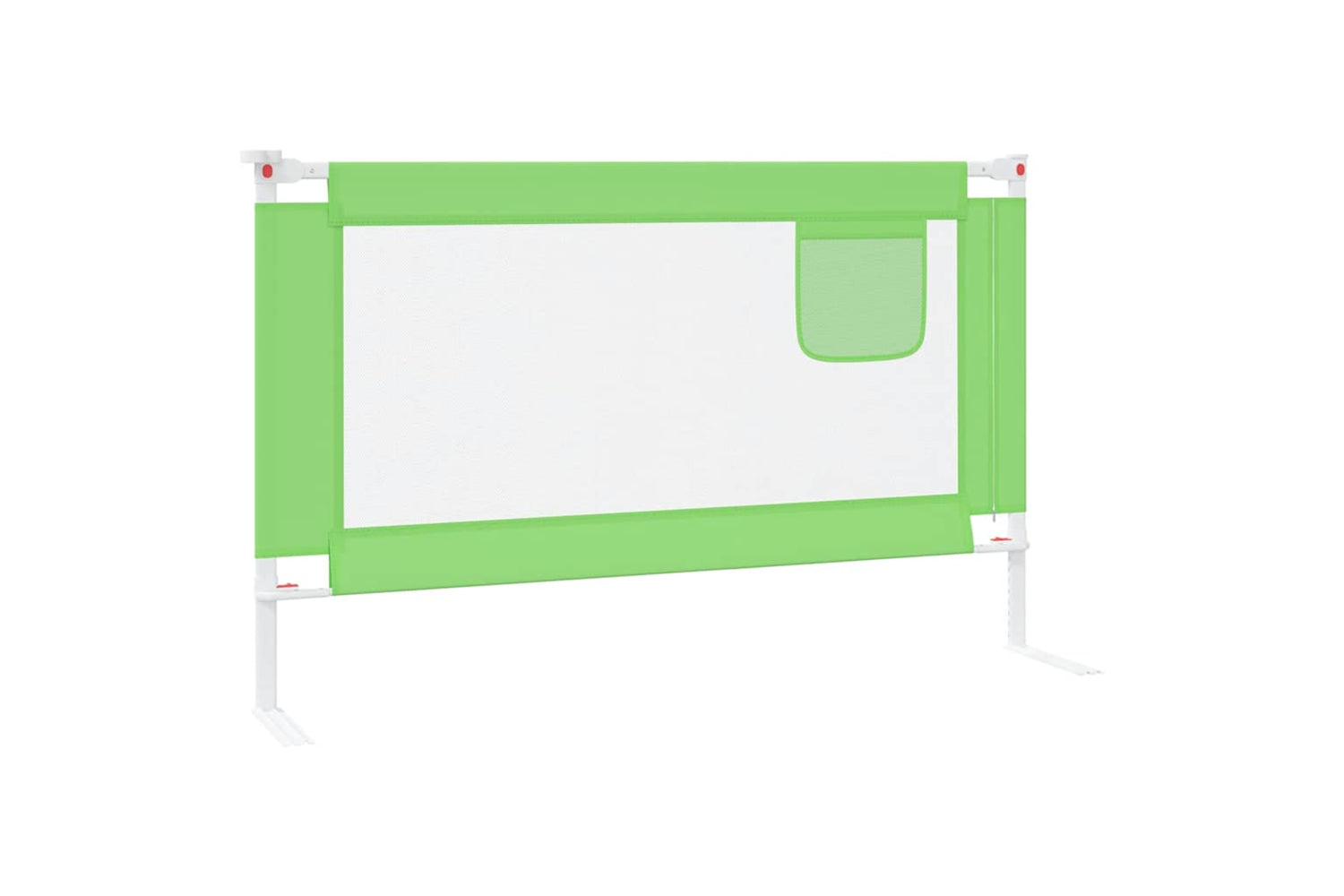 Vidaxl Toddler Safety Bed Rail Green 120x25 Cm Fabric-4