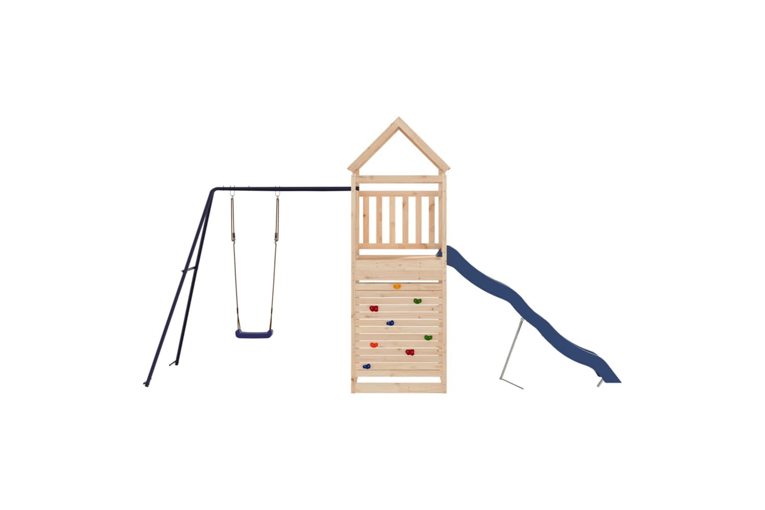 Vidaxl 3156985 Outdoor Playset Solid Wood Pine-3
