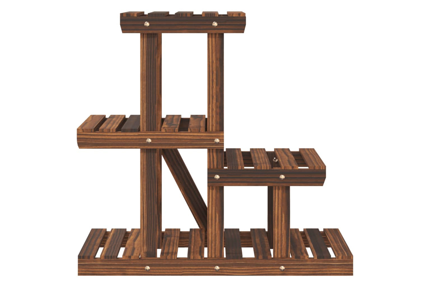 vidaXL 362869 Flower Stand 58x25x51cm Solid Wood Fir-3