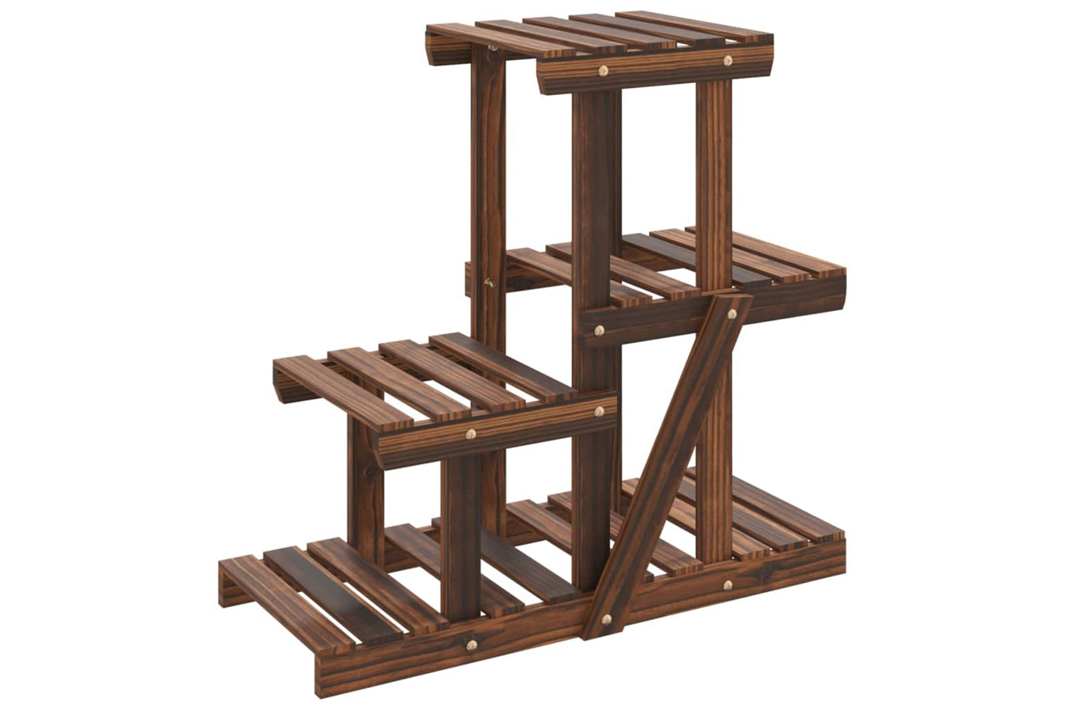 vidaXL 362869 Flower Stand 58x25x51cm Solid Wood Fir