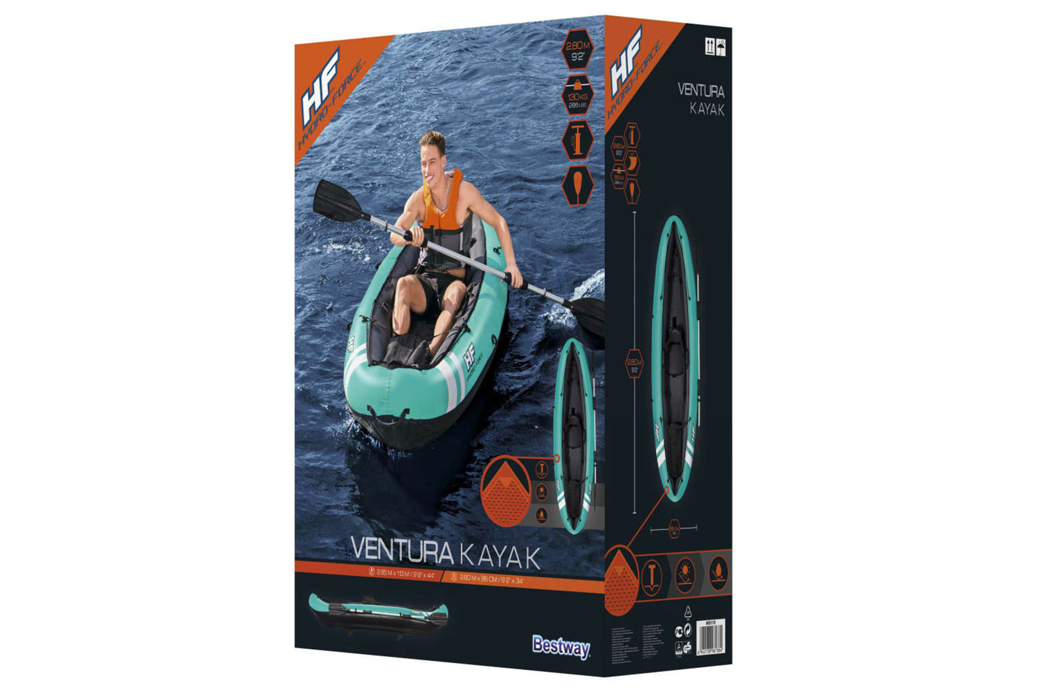 Bestway 92901 Hydro-force Ventura Kayak 280x86 Cm-6