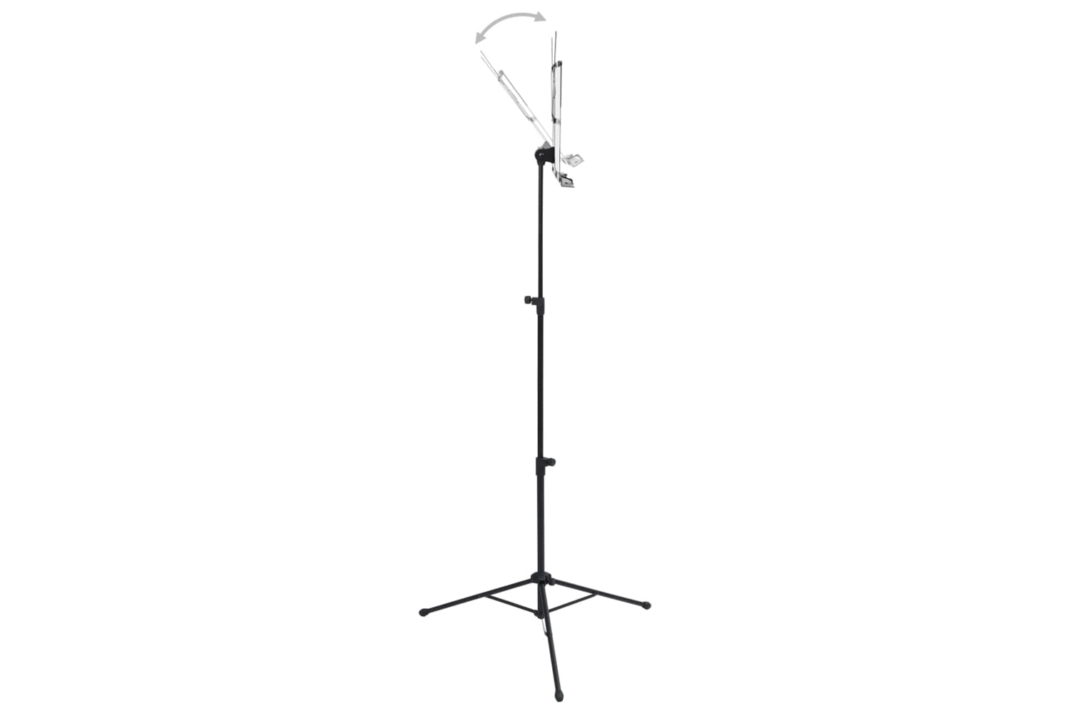 vidaXL 70074 Music Book Stand Black Steel-4