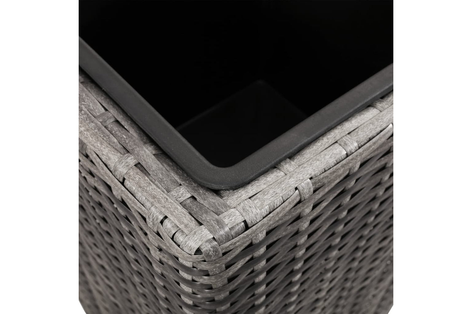Vidaxl 45424 Garden Raised Beds 3 Pcs Poly Rattan Grey-5