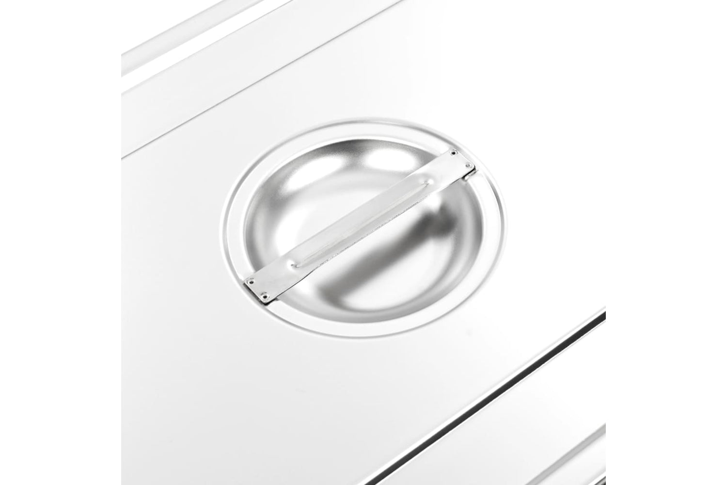 Vidaxl 50884 Lids For Gn 1/1 Pan 2 Pcs Stainless Steel-5
