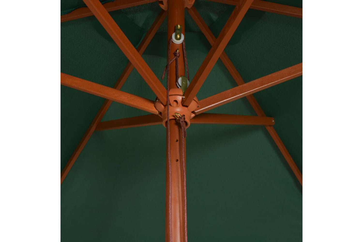 vidaXL 42959 Parasol 200x300cm Wooden Pole Green-5