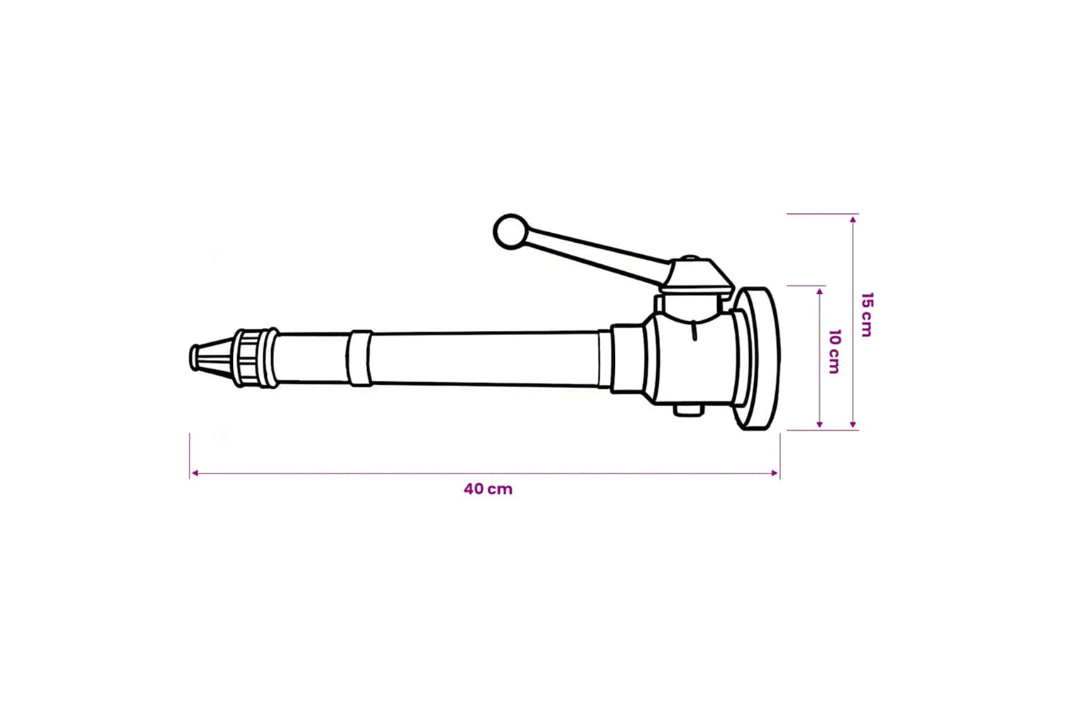Vidaxl Fire Hose Nozzle With C Coupling-5