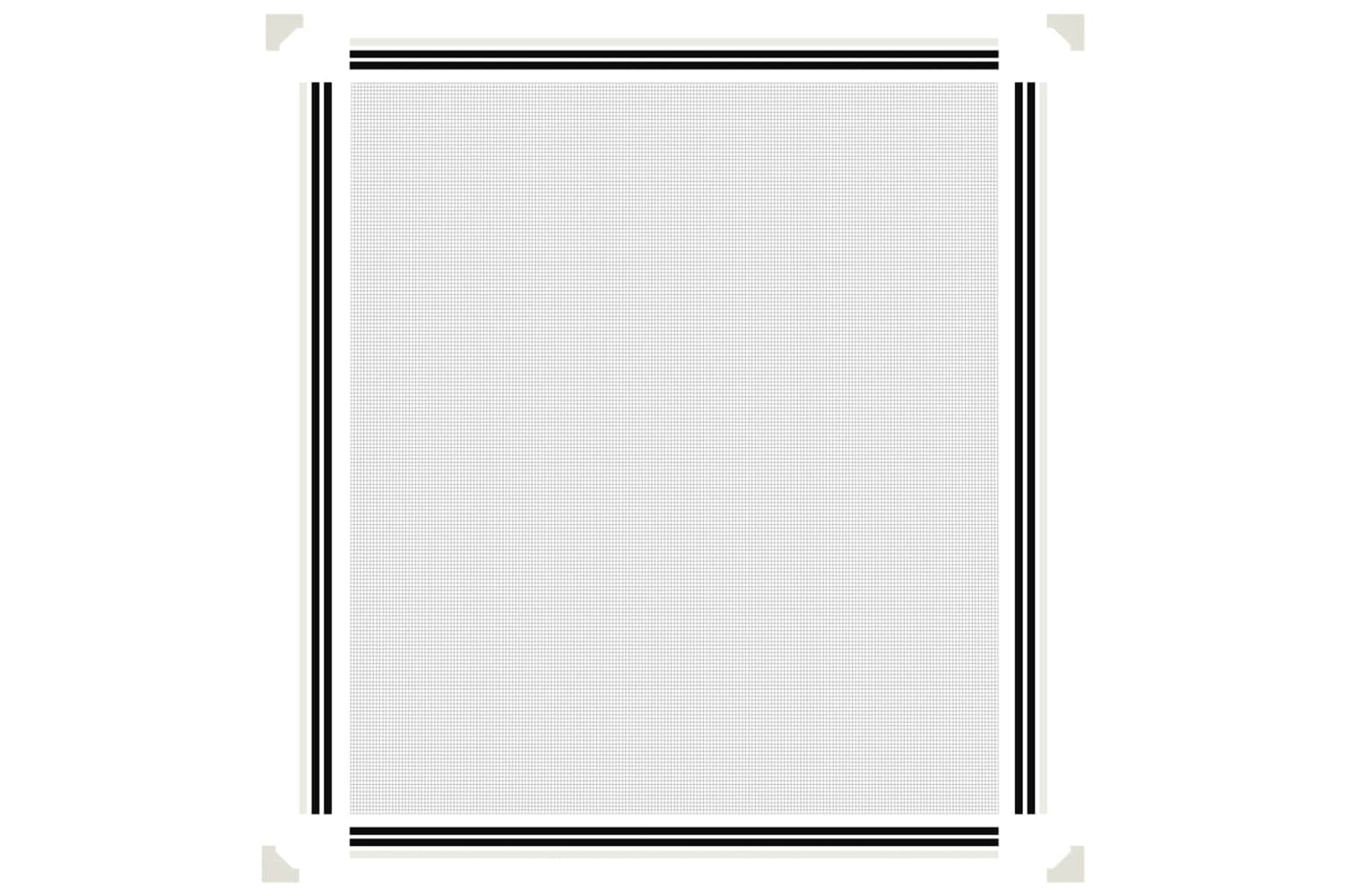 vidaXL 153853 Magnetic Insect Screen For Windows White 120x140cm-5
