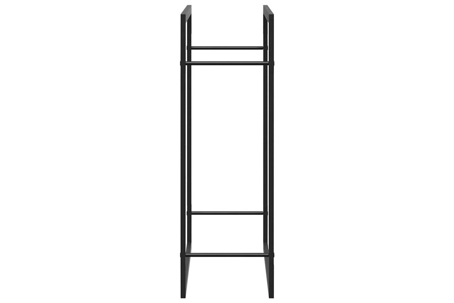 vidaXL 350307 Firewood Rack Matt Black 80x28x86cm Steel-5