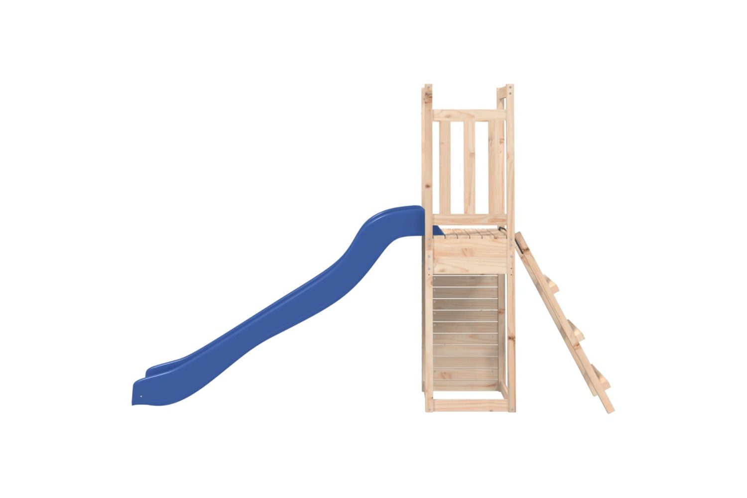 Vidaxl 3155912 Playhouse With Slide Rockwall Solid Wood Pine-6