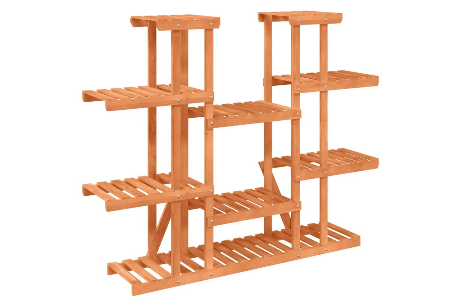 vidaXL 362858 Flower Stand 110x25x110.5cm Solid Wood Fir-5