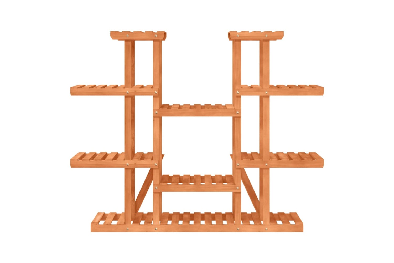 vidaXL 362858 Flower Stand 110x25x110.5cm Solid Wood Fir-3