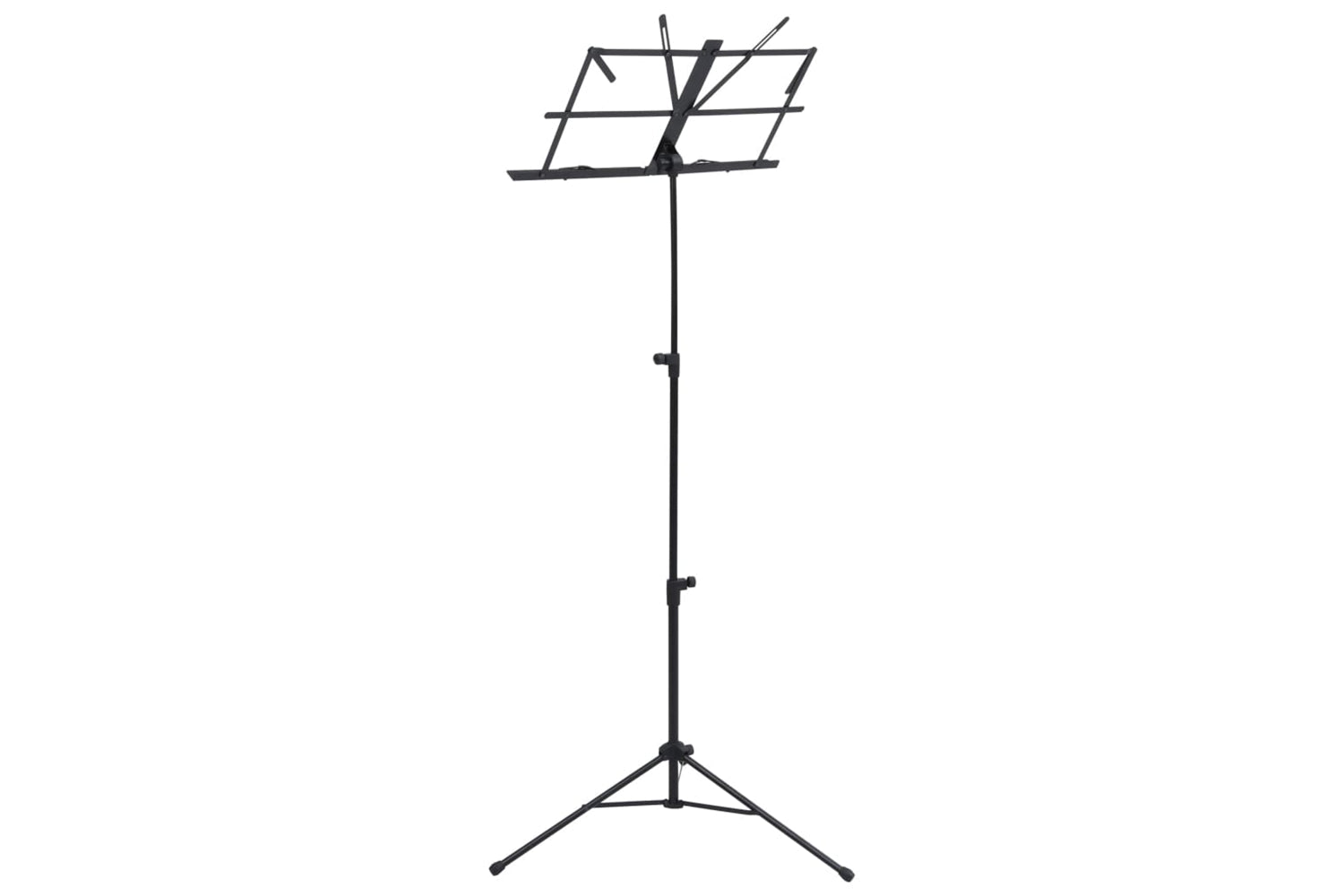 vidaXL 70074 Music Book Stand Black Steel-5