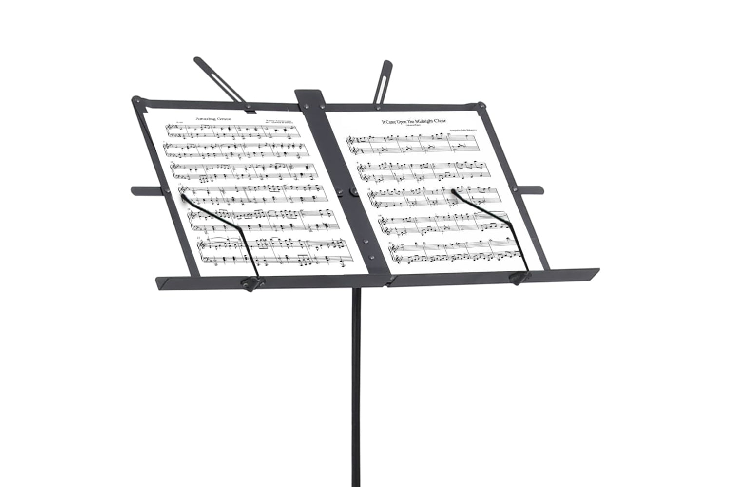 vidaXL 70074 Music Book Stand Black Steel-6