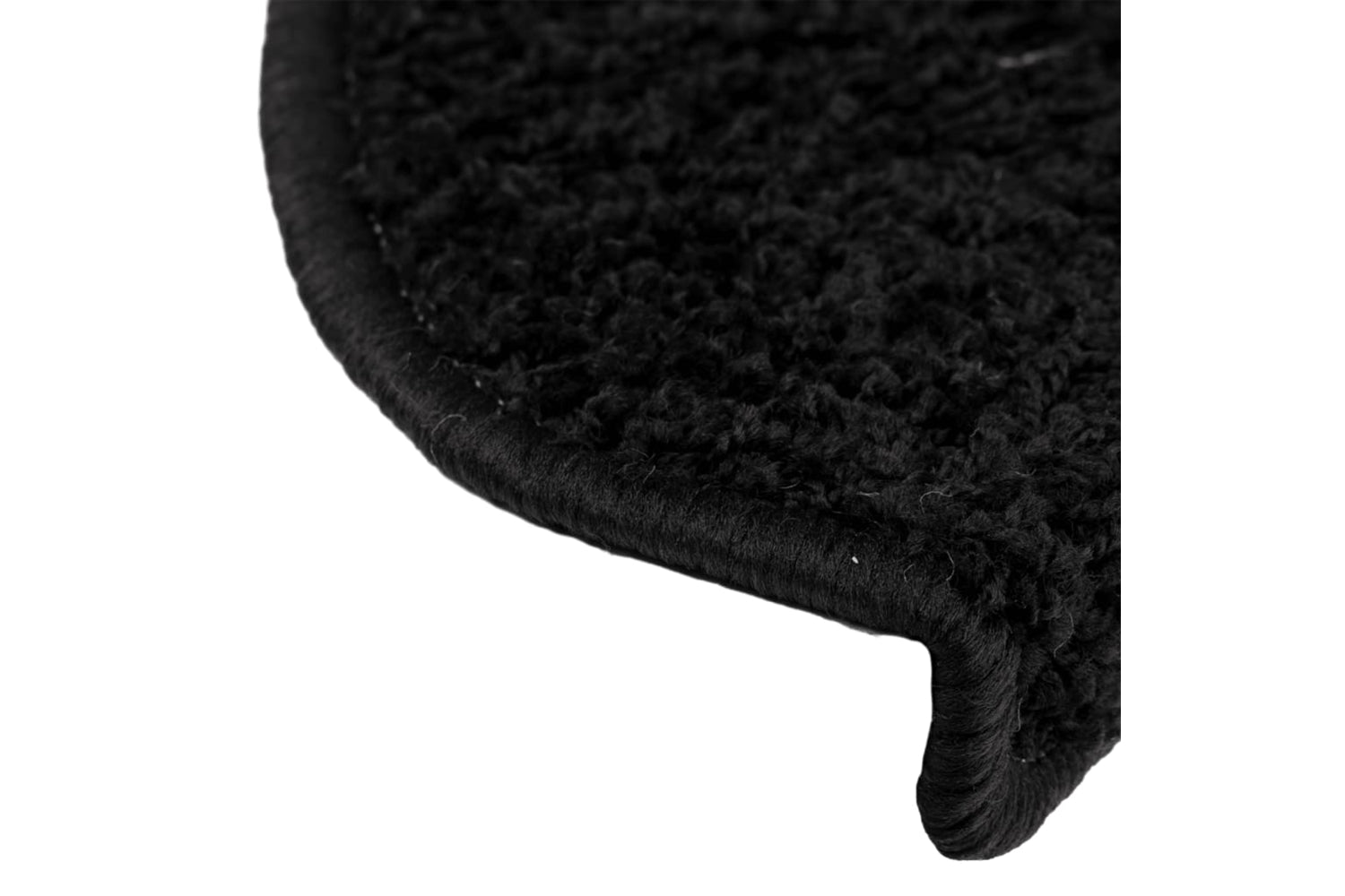 vidaXL 133901 Carpet Stair Treads 15 Pcs Black 65x21x4cm-6